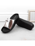 Dámské vestavěné ažurové sandály béžové Sabatina