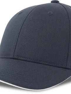 Atlantis Headwear Liberty Sandwich-S 6 panelová baseballová kšiltovka 33.0251 navy/white