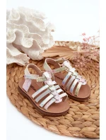 Dětské Gladiátorské Sandálky S Páskem V Multibarevném Designu Radovia