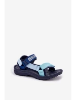 Dětské sandály na suchý zip Big Star RR374520 tmavě modré
