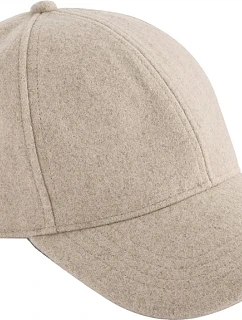 Beechfield B 619 6 panelová kšiltovka "Wool Blend" 53.0619 stone