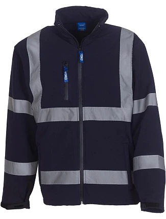 Yoko HVK 09 Hi-Vis softshellová bunda 79.VK09 navy Yoko HVK 09 Hi-Vis softshellová bunda 79.VK09 navy