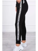 Sada s ozdobnými stuhami černé barvy Sada s ozdobnými stuhami černé barvy