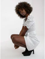 Šaty LK SK 508680.12P bílé a černé
