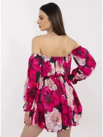 MI SK šaty A1447.84 černá a růžová