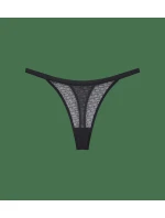 Dámská tanga Triumph Signature Sheer String - BLACK - černé 0004 - TRIUMPH