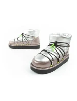 D.Franklin snow boots women winter fashion insulated boots silver dámské