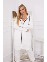 Hřejivá souprava s dlouhou mikinou ecru Hřejivá souprava s dlouhou mikinou ecru