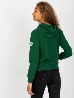 Dámská mikina RV BL 8226.11X tmavě zelená