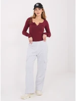 Kalhoty WT SP A1275.02P šedé