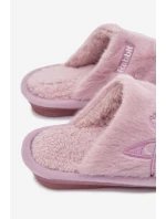 Dětské bačkory s kožíškem – fialové Norene Dětské bačkory s kožíškem – fialové Norene