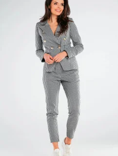 Dámské kalhoty A440 černo-bílá - Awama