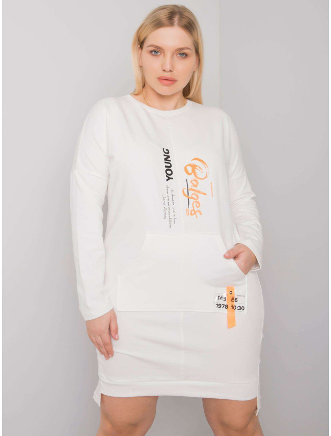 Dámské šaty RV SK 7178.44 ecru - Fashion Relevance