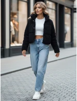 Dámská zimní krátká bunda z alpaky CELESTIAL black FashionStreet TY4481z