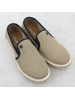 Pánské béžové polobotky Bugatti slip-on espadrille 321-ASP61-6900