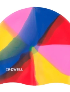 Crowell Multi-Flame-03 Silikonová plavecká čepice