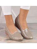 Potocki W SZ12018 WOL130B boty na středním podpatku s podpatky