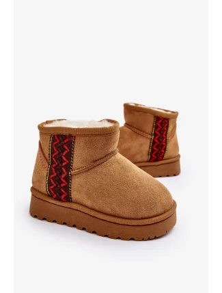 Dětské zateplené sněhule Camel Leonora