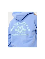 Dámská mikina RIP CURL Surf Puff Heritage Hood P/P, modrá