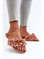 Ploché Dámské Žabky S Trosovémi Špinavě Růžové Rialle Ploché Dámské Žabky S Trosovémi Špinavě Růžové Rialle