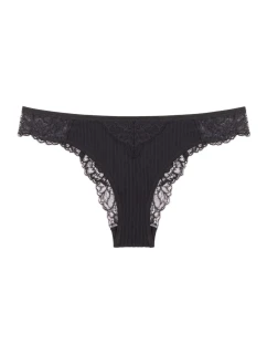 Dámské kalhotky Peony Florale Brazilian - BLACK - černé 0004 - TRIUMPH