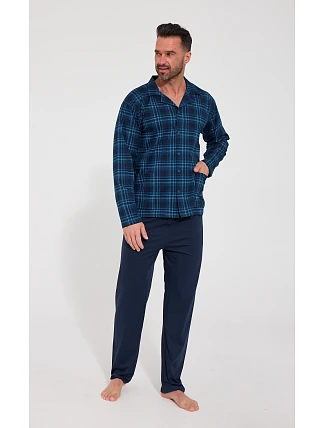 Pyžamo Cornette 114/88 délka/obvod 3XL–5XL, rozepínací Pyžamo Cornette 114/88 délka/obvod 3XL–5XL, rozepínací