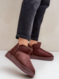 Sněhule Na Platformě Dámské D.Franklin DFSH370010 Čokoládové