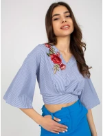 Halenka LK BZ 506243.78 bílá a tmavě modrá