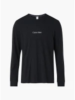 Pánské tričko s dlouhým rukávem NM2171E - UB1 - Černá - Calvin Klein Pánské tričko s dlouhým rukávem NM2171E - UB1 - Černá - Calvin Klein