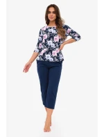 Cornette 147/465 Anabel 3/4 3XL-5XL dámské pyžamo