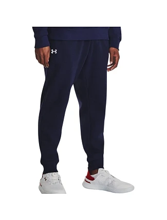 Pánské kalhoty Under Armour Rival Fleece Joggers, tmavě modré, 1379774, 410, XL Pánské kalhoty Under Armour Rival Fleece Joggers, tmavě modré, 1379774, 410, XL