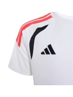 Dětský dres adidas Tiro 26 League Jersey bílý, černý a červený KR0369 Dětský dres adidas Tiro 26 League Jersey bílý, černý a červený KR0369