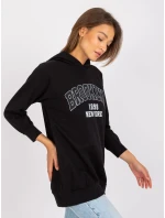 Dámská mikina-DHJ-BL-15658.35-černá Dámská mikina-DHJ-BL-15658.35-černá