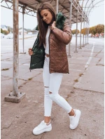 Dámská prošívaná zimní bunda PAGET zelená FashionStreet TY2400 Dámská prošívaná zimní bunda PAGET zelená FashionStreet TY2400