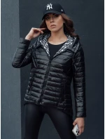 Dámská oboustranná přechodná bunda JIMA černá FashionStreet TY4506