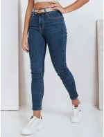 Dámské úzké džíny modré FashionStreet UY2778