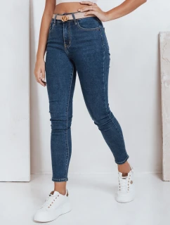 Dámské úzké džíny modré FashionStreet UY2778