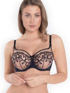 Dámská podprsenka Perla A143 black - Samanta