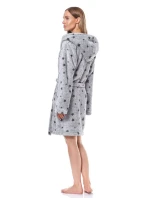 Dámský župan 9135 melange - L&L Dámský župan 9135 melange - L&L