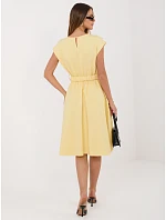 Šaty MI SK 3430 1.01 světle žlutá