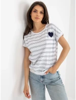 Halenka RV BZ 8619.94 bílá a tmavě modrá