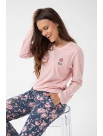 Pyžamo Luna 318 long/r M-2XL Z25/26 dámské