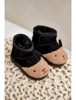 Zateplené dětské sněhule Lamy černé Esandira