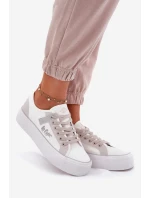 Dámské Tenisky Na Platformě Lee Cooper LCW-25-31-3479L Bílý-Světlý