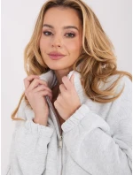 WT BL mikina A1460.58 světle šedá