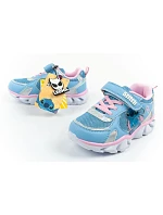 Leomil dětské sportovní boty tenisky Stitch lightweight Velcro LED blue