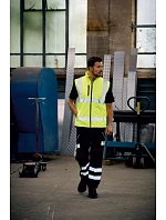 Yoko HV 006 Hi-Vis softshellová vesta 79.V006 hi vis yellow