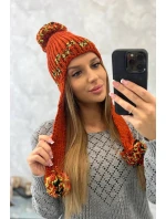 Dámská klapka na uši Nadia K321 červená