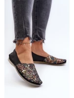 Dámské kožené baletky Maciejka 1930B černé