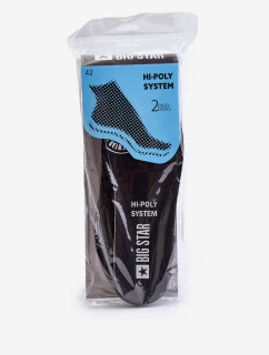 Vložky Do Obuví BIG STAR Memory Foam System 2 Páry Černé